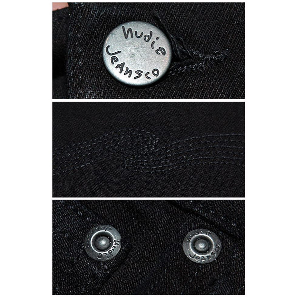 Nudie Jeans Tlj — Organic Black Black — view 4