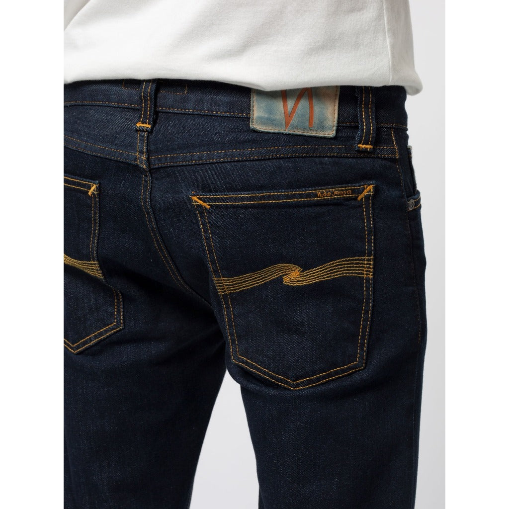 Nudie Jeans Skinnylin — Rinse Selvage Str. — view 4