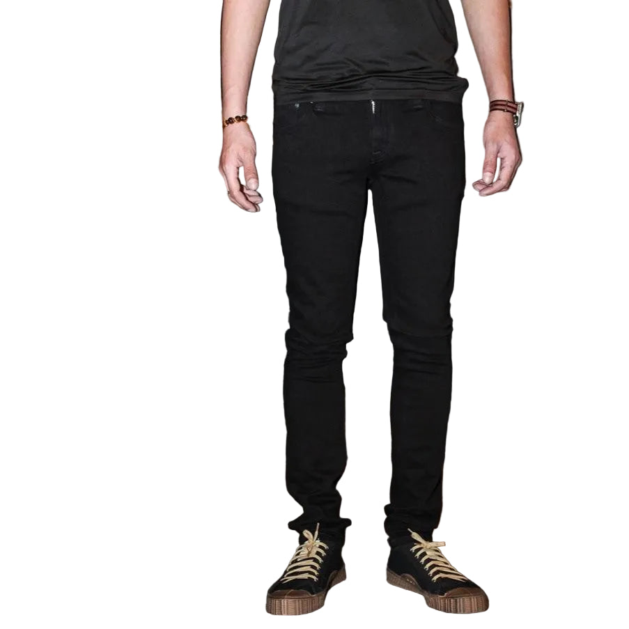 Nudie Jeans Tlj — Organic Black Black — front view