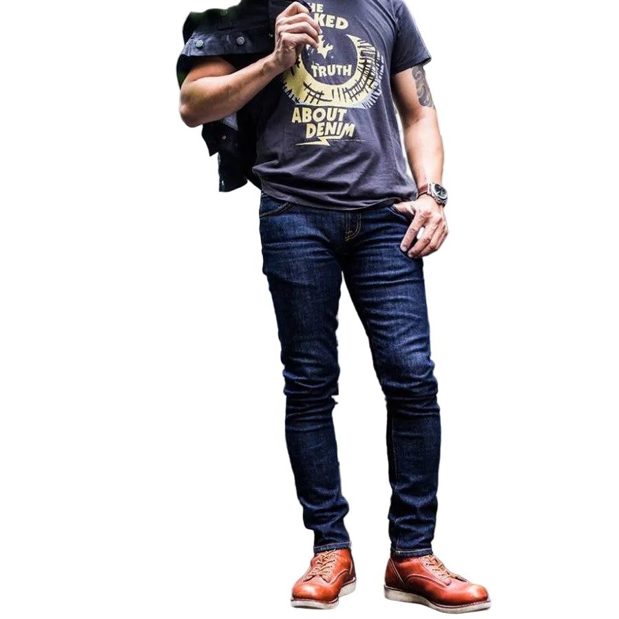 NUDIE JEANS TLJ - RINSED TWILL BLUE