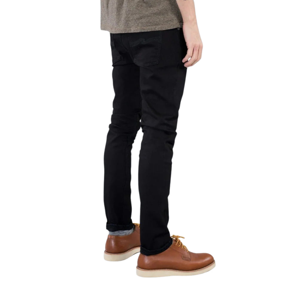 NUDIE JEANS TUBETOM - ORGANIC BLACKINBLACK