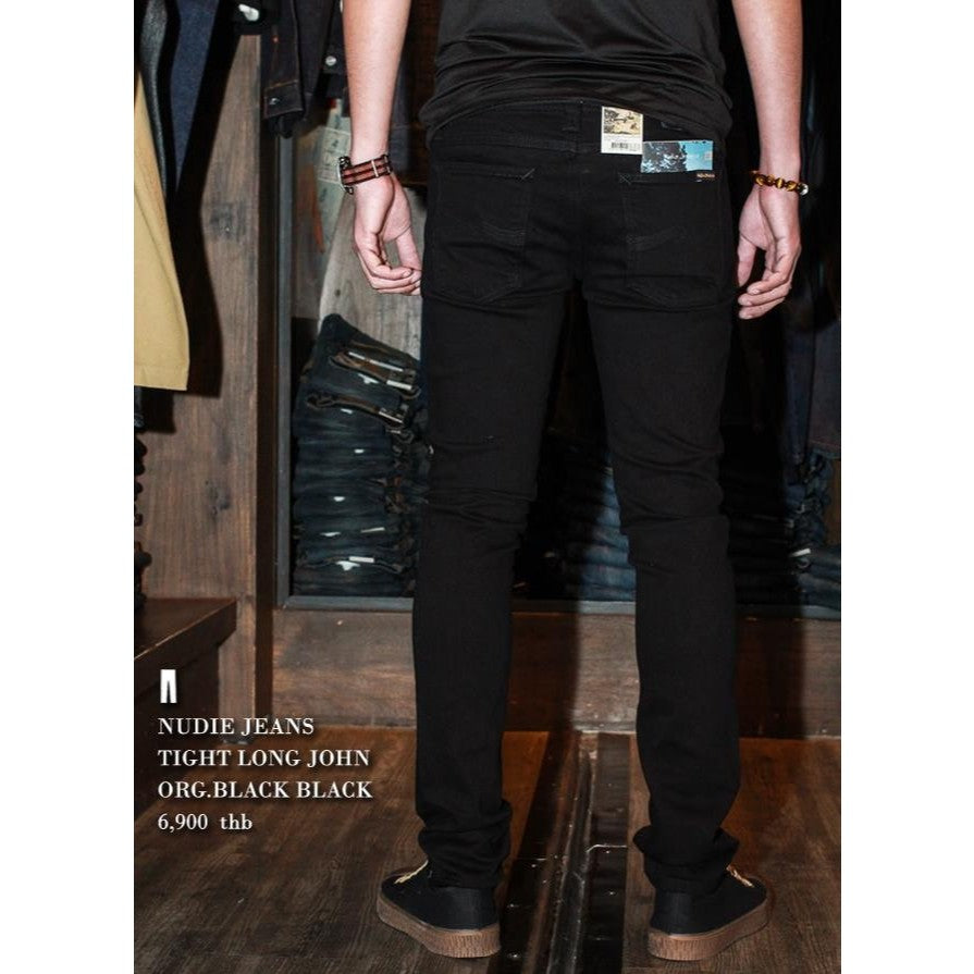 Nudie Jeans Tlj — Organic Black Black — view 2