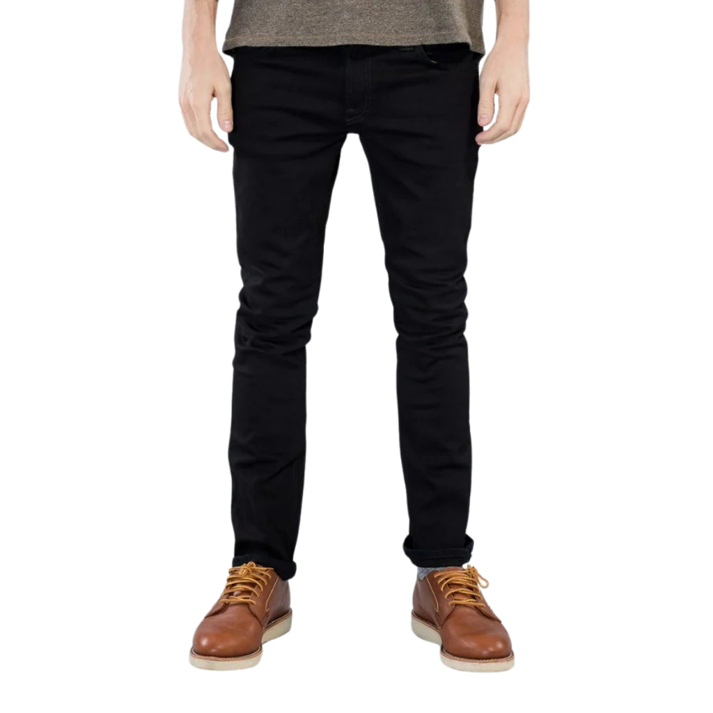 NUDIE JEANS TUBETOM - ORGANIC BLACKINBLACK