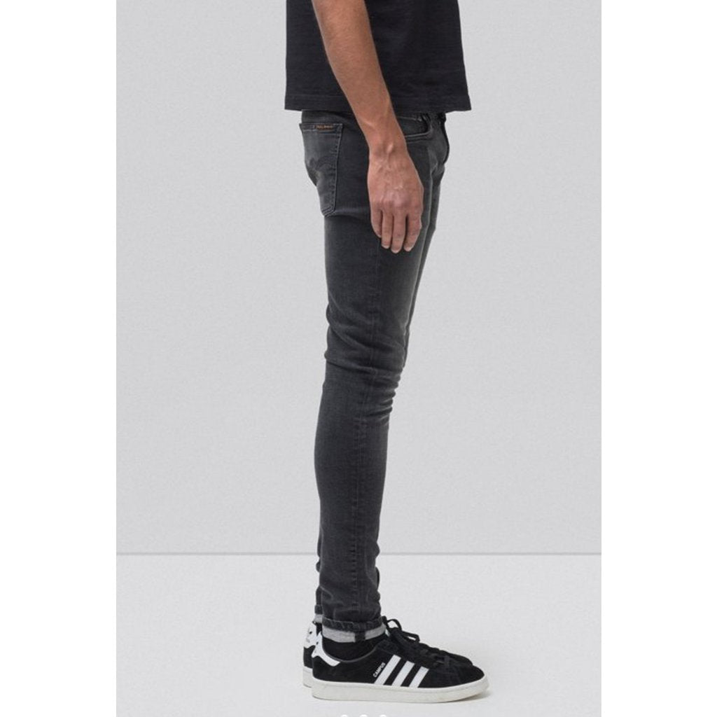 NUDIE JEANS SKINNYLIN - BLACK MOVEMENT
