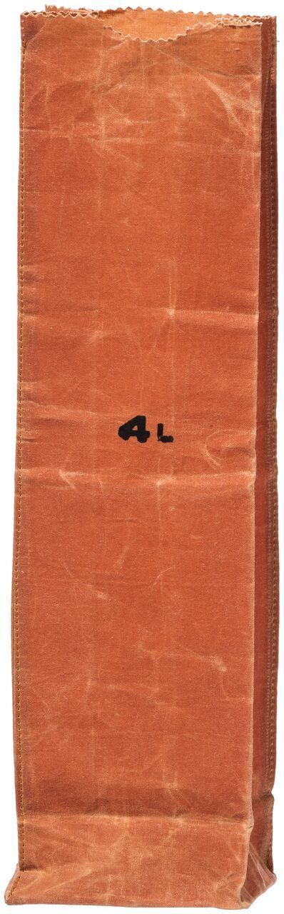 Puebco Grocery Bag — Brown 4L — front view