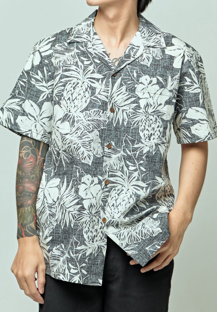 RJC KALAHEO HAWAIIAN SHIRT 103C.273 - BLACK | Pronto