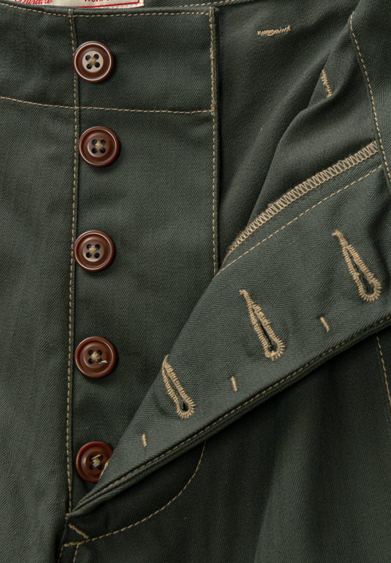 PRONTO P43 CARGO TROUSERS - DARK OLIVE HBT | Pronto